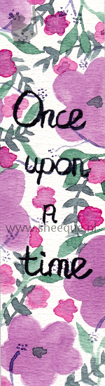 Aquarel Boekenlegger